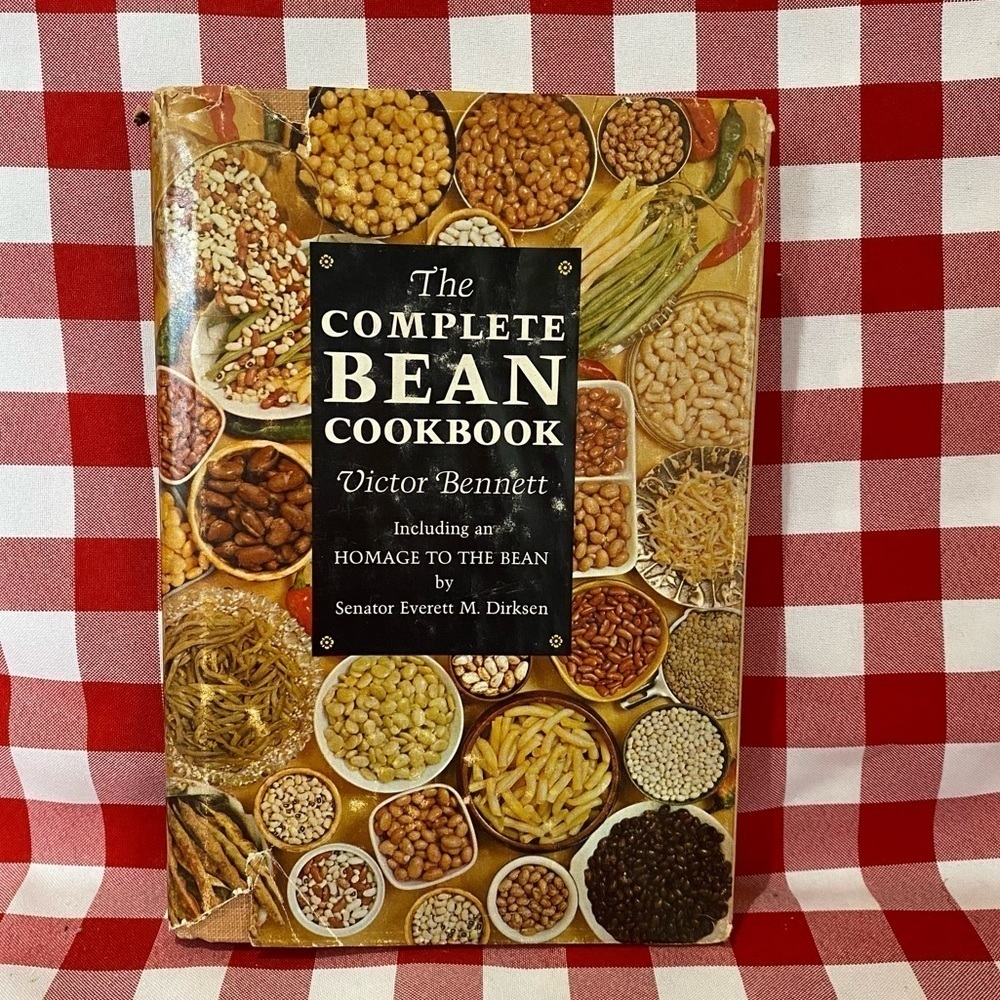Vintage 1967 The Complete BEAN Cookbook by Victor Bennett Hardcover w Dustjacket